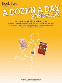 Dozen a Day Songbook, A - Book 2 - piano