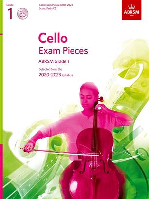 ABRSM Cello Exam Pieces 2020-23 - Grade 1 (Score, Part & CD)
