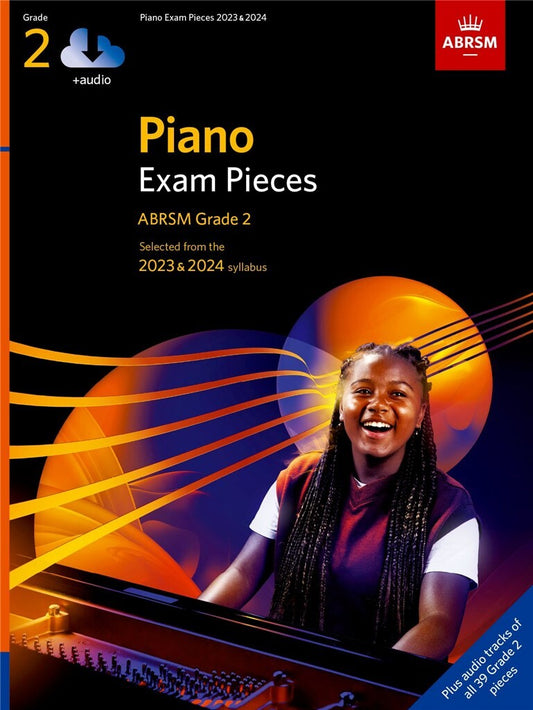 ABRSM Piano Exam Pieces 2023-4 Grade 2  + Audio