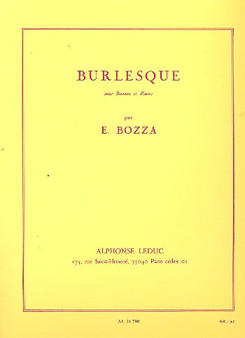 Bozza - Burlesque for bassoon + piano
