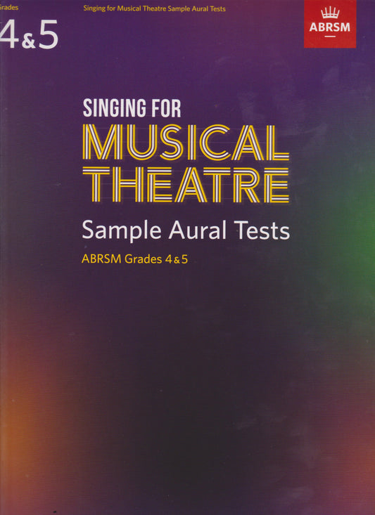 ABRSM Singing for Musical Theatre Sample Aural Grades 4-5