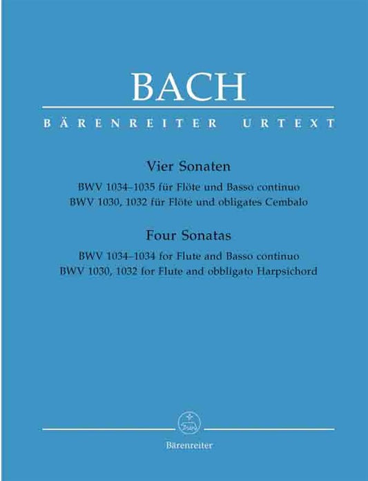 Bach, J.S. - 4 Sonatas for Flute, BWV 1030, 1032 + 1034-5