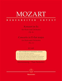 Mozart Horn Concerto in E Flat K495  (No. 4)