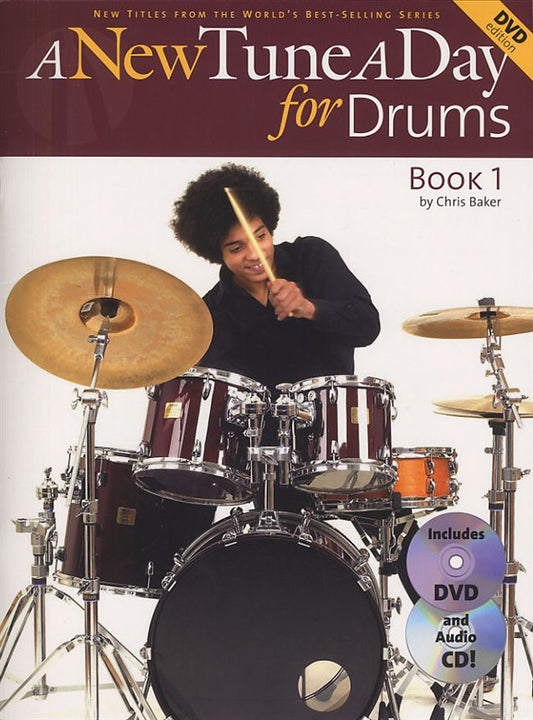 New Tune a Day for Drums, A - Book 1: + CD & DVD