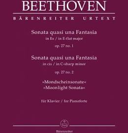 Beethoven - Sonata in Eb "Quasi una Fantasia"and Sonata in C# Minor 'Moonlight', op.27 - Piano