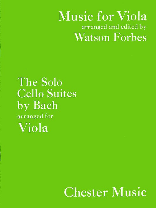Bach, J.S. - Cello Suites tr. Viola Forbes