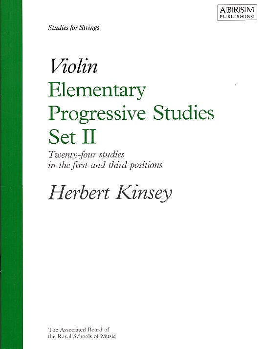 Kinsey - Elementary Progressive Studies for Violin Book 2