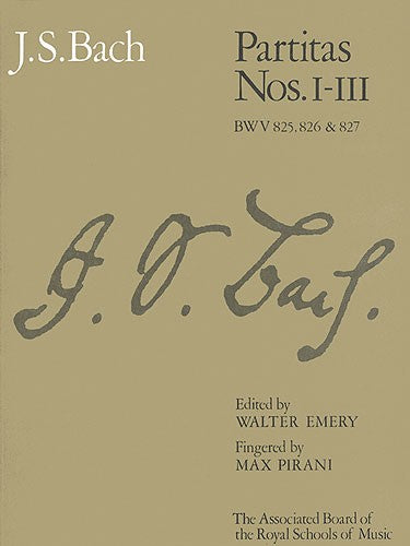 Bach, J.S. - Partitas Nos. 1-3
