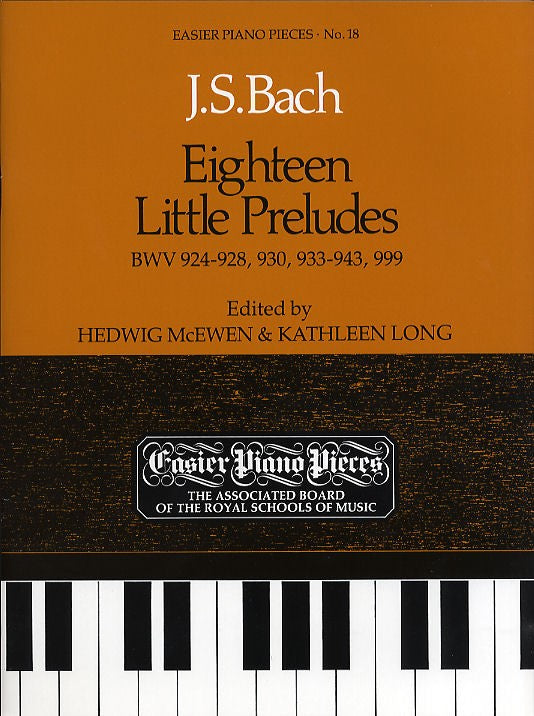 Bach, J.S. - 18 Little Preludes - piano
