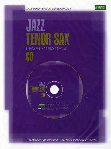 ABRSM Jazz Tenor Sax CD Grade 4