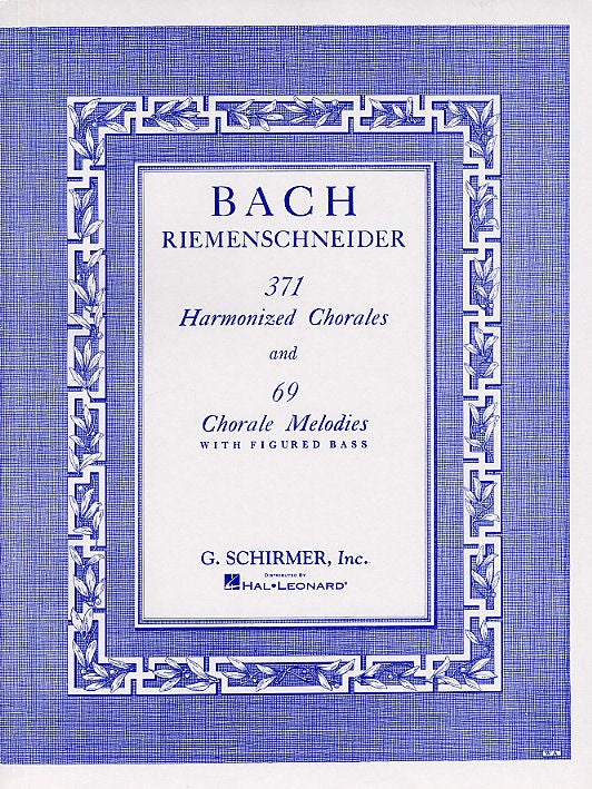 Bach, J.S.- 371 Harmonized Chorales and 69 Chorale Melodies