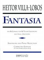 Villa-Lobos - Fantasia for soprano/tenor saxophone + chamber orchestra