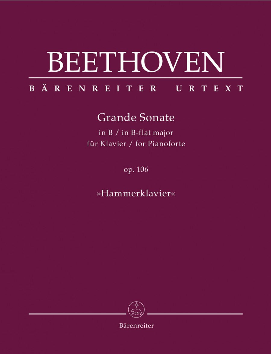 Beethoven - Grande Sonate in B flat (Hammerklavier) - Piano