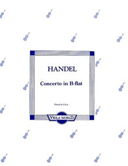 Handel - Concerto in Bb - viola + piano