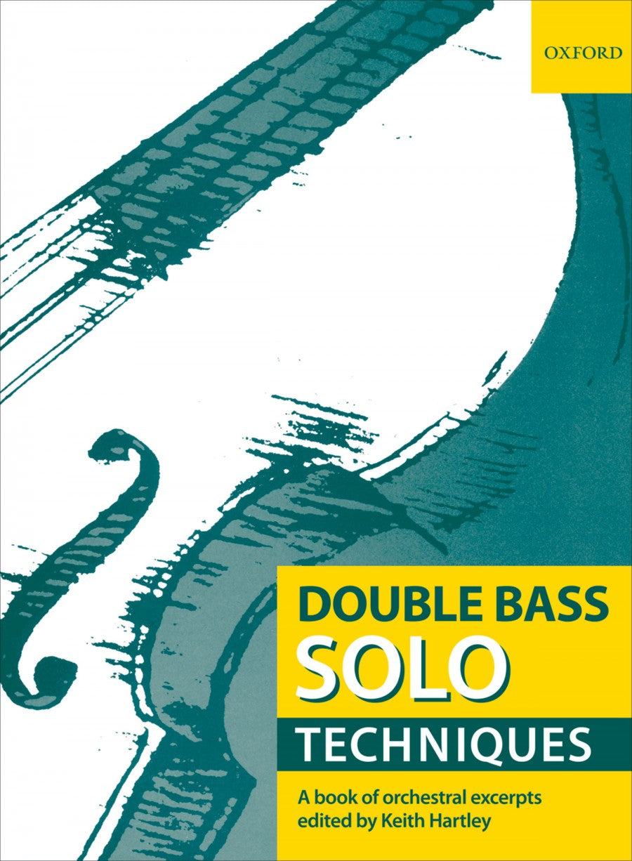 Double Bass Solo Techniques: A book of orchestral excerpts