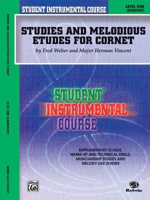 Weber & Vincent - Studies and Melodious Etudes for Cornet - Level One