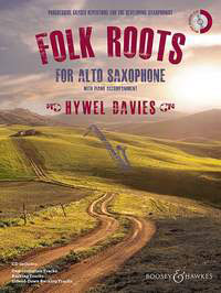 Folk Roots for Alto Saxophone + piano, + CD - Davies, ed.