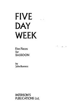 Burness - Five Day Week for bassoon