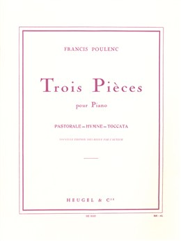 Poulenc - Trois Pieces - piano