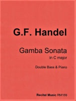 Handel - Gamba Sonata in C - double bass + piano