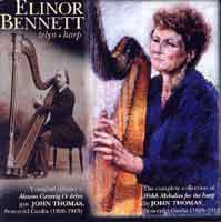 24 Welsh Melodies Arranged by John Thomas / 24 o Alawon Cymreig ir Delyn Gan John Thomas - Bennett, Elinor - CD
