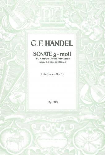 Handel - Sonata in G minor HWV364a - oboe (flute/violin) + piano