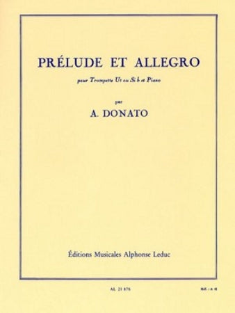 Donato - PrŽlude & Allegro - trumpet + piano