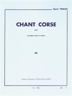 Tomasi - Chant Corse - tenor saxophone + piano