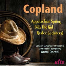 Copland - Appalachian Spring, Billy the Kid & Rodeo (4 Dance Episodes) - CD