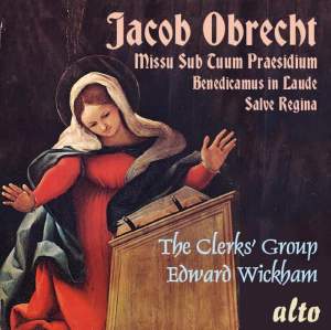 Obrecht - Missa Sub Tuum Praesidium, etc - CD