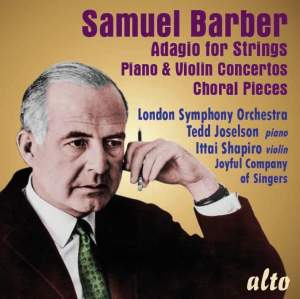 Barber - Adagio for Strings, Piano Concerto, Violin Concerto & 4 Choral Pieces - CD