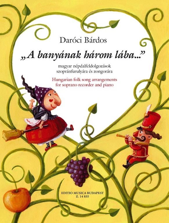 Hungarian Folk Song Arrangements for descant (soprano) recorder + piano - Bardos, arr.