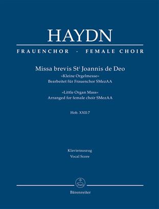 Haydn - Missa Brevis St. Joannis de Deo - arr. SSA - vocal score