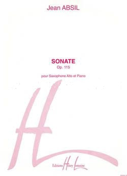 Absil, Jean - Sonate op. 115 for alto saxophone & piano