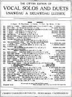 Gardd F'Anwylyd / My Love has a Garden - Jones, W. Bradwen - soprano/tenor