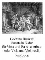 Brunetti - Sonata in D - viola & basso continuo