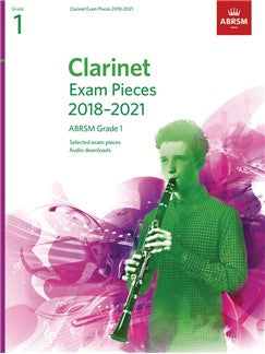 ABRSM: former Clarinet Exam Pieces 2018–2021 Grade 1