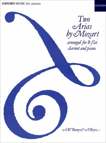 Mozart - Two Arias arr. Benoy & Bryce - clarinet + piano