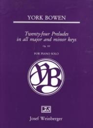 Bowen - Twenty-Four Preludes in All Major and Minor Keys op.102