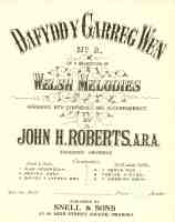 Dafydd y Garreg Wen -  Roberts, John H. tr./arr. unawd/solo
