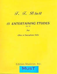 Blatt - 15 Entertaining Etudes for oboe or saxophone solo