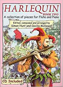 Harlequin Book 2 for flute + piano - Hunt & McDowall, eds.