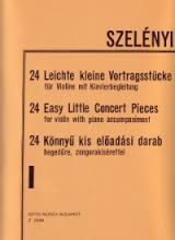 Szelenyi -  24 Easy Little Concert Pieces for violin + piano