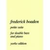 Boaden, Frederick - Petite Suite for Double Bass + Piano