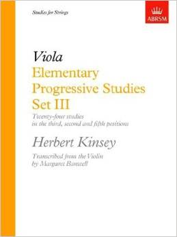 Kinsey - Elementary Progressive Studies for viola book 3
