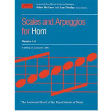 ABRSM Horn Scales and Arpeggios Grades 1-8
