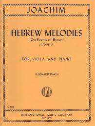 Joachim - Hebrew Melodies op. 9 for viola + piano