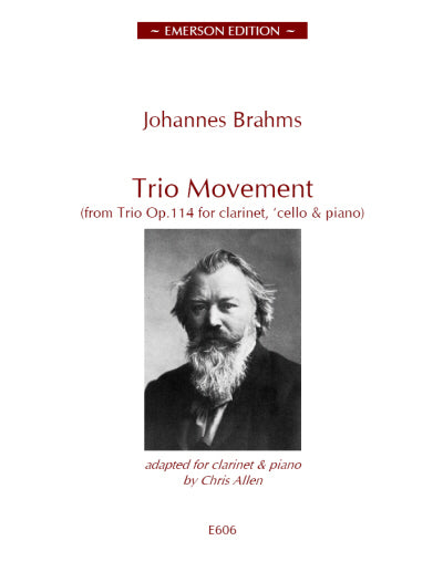 Brahms - Trio Movement from Op.114 - clarinet + piano