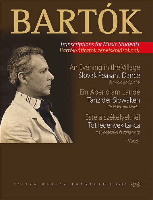 Bartók - Evening in the Village + Slovak Peasant's Dance - viola + piano