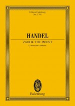 Handel - Zadok the Priest - study score